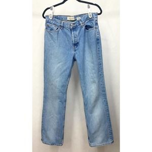 VINTAGE GAP SPECIAL EDITION LIGHT WASH MID RISE BOOT CUT BUTTON